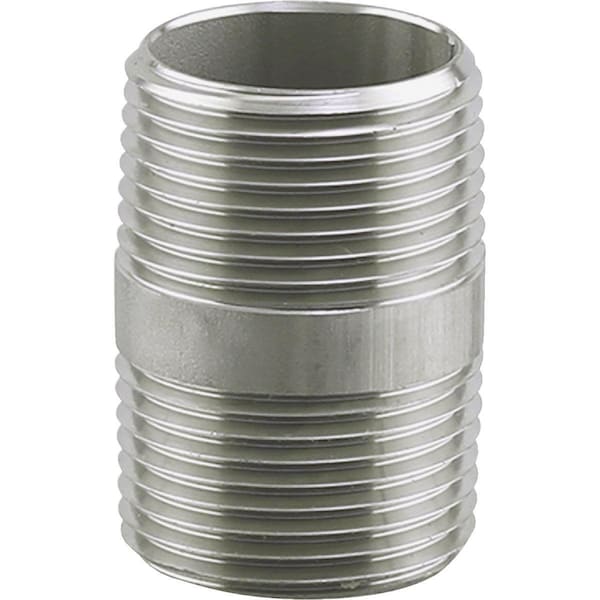 Plumbeeze PLUMB-EEZE 3/4 In. MIP x 1-1/2 In. Stainless Steel Nipple U2-SSN-0715 - main